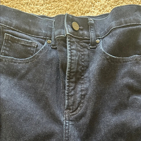 Classic Dark Blue Women's Skinny Jeans - Picture 4 of 5